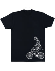 t-shirt-of-giraffe-on-a-bicycle-mens-cotton-black-side-print