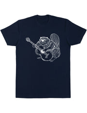 seembo-navy-men-t-shirt-with-beaver-playing-guitar-design-on-it