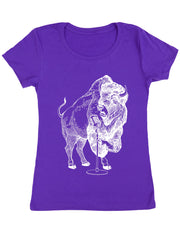 seembo-bison-karaoke-singer-sing-women-poly-cotton-purple-color-t-shirt