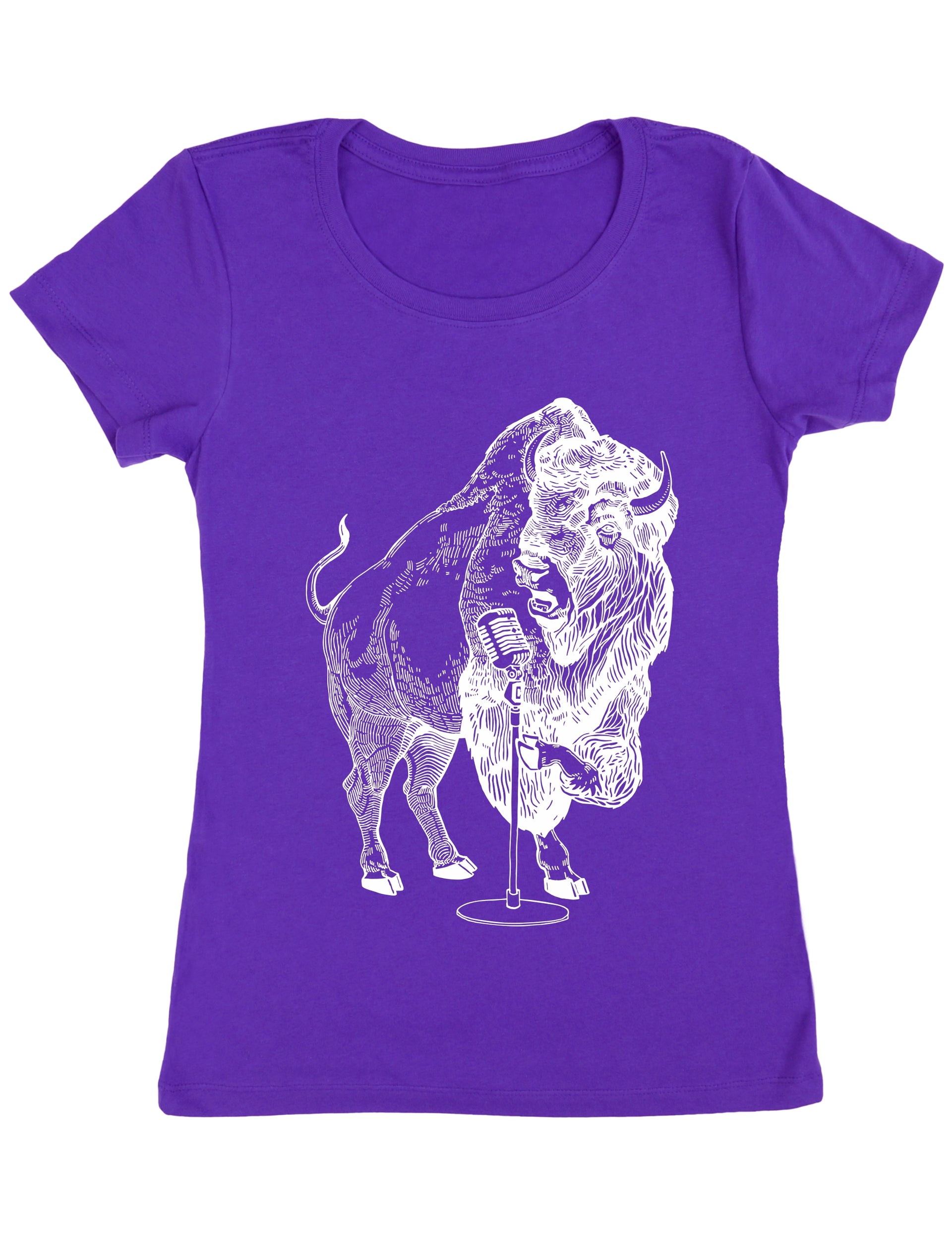 seembo-bison-karaoke-singer-sing-women-poly-cotton-purple-color-t-shirt