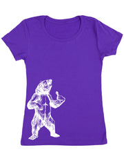 seembo-bear-karaoke-singer-sing-women-t-shirt-purple-color-printed-on-side