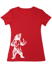 seembo-bear-karaoke-singer-sing-women-t-shirt-red-color-printed-on-side