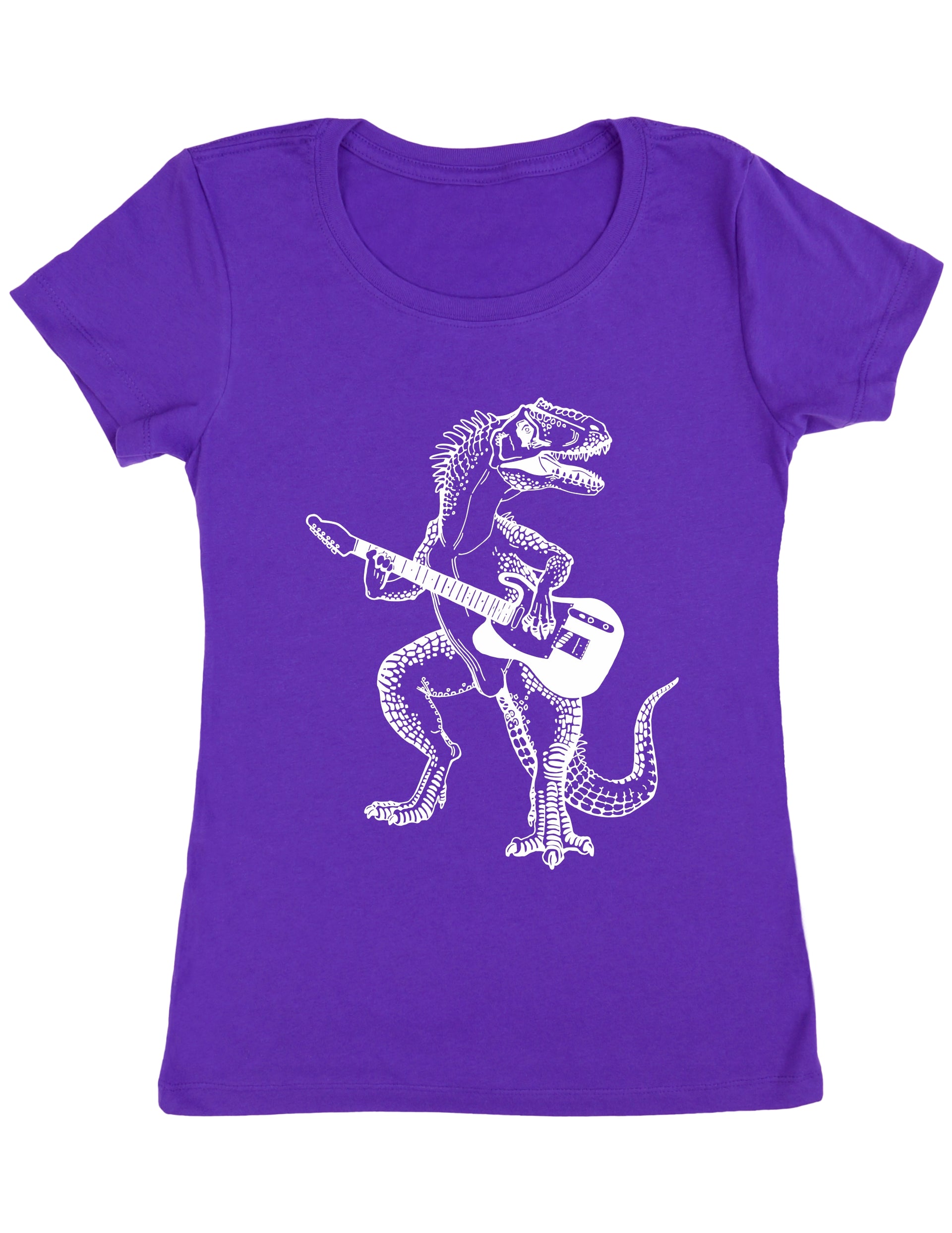 seembo-women-dinosaur-guitar-player-guitarist-music-band-t-shirt-purple-color
