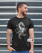 a-man-standing-with-seembo-t-shirt-with-lion-playing-guitar-guitarist-design-in-a-vintage-black-color