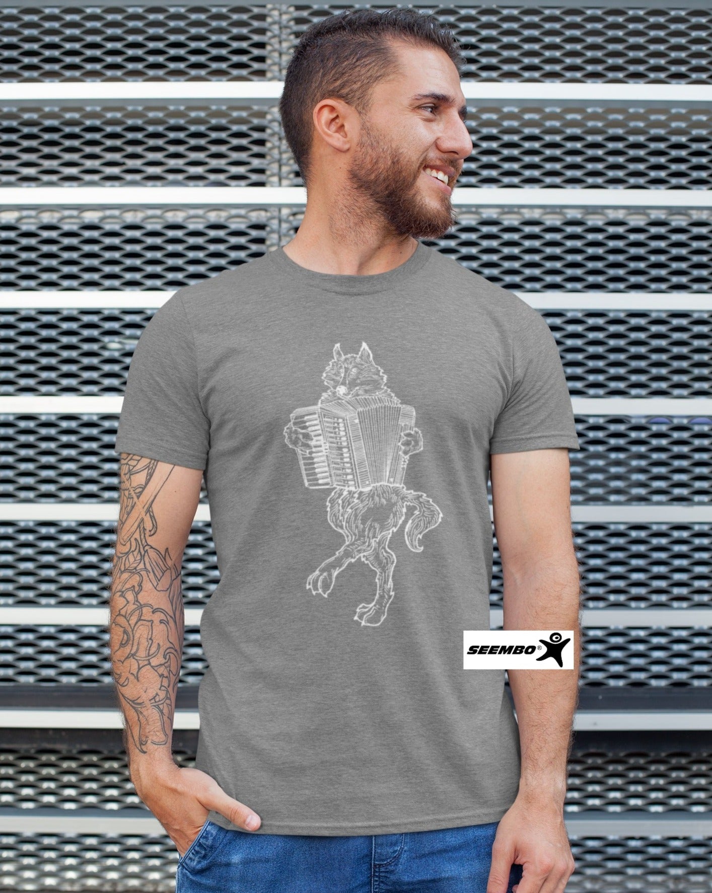seembo-wolf-playing-accordion-accordionist-men-t-shirt-vintage-grey-color