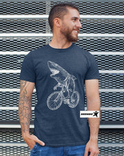seembo-a-man-wearing-shark-cycling-bicycle-bike-cyclist-biker-design-art-men-unisex-on-a-vintage-navy-t-shirt