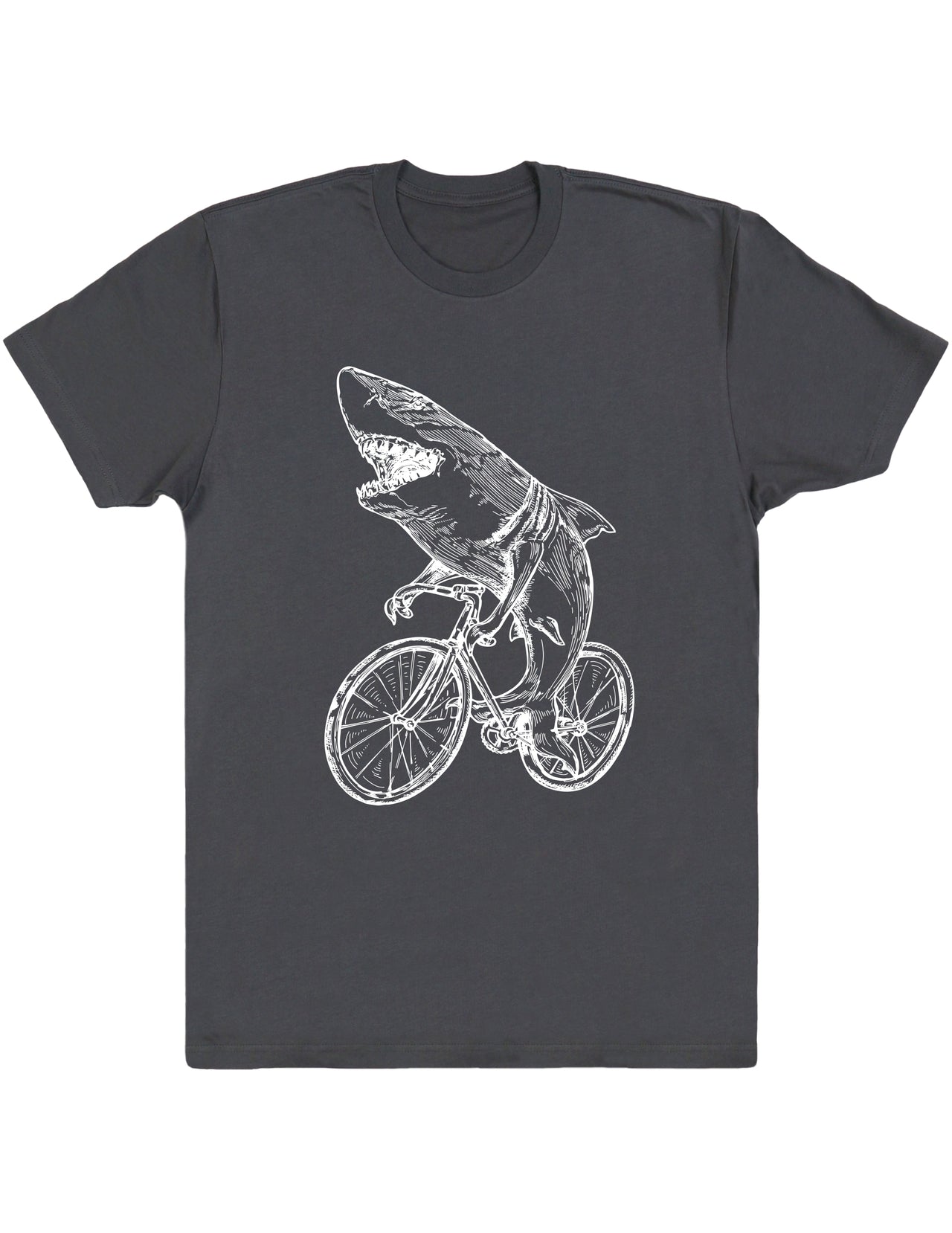 SEEMBO Shark Cycling Bicycle Men’s Cotton T-Shirt