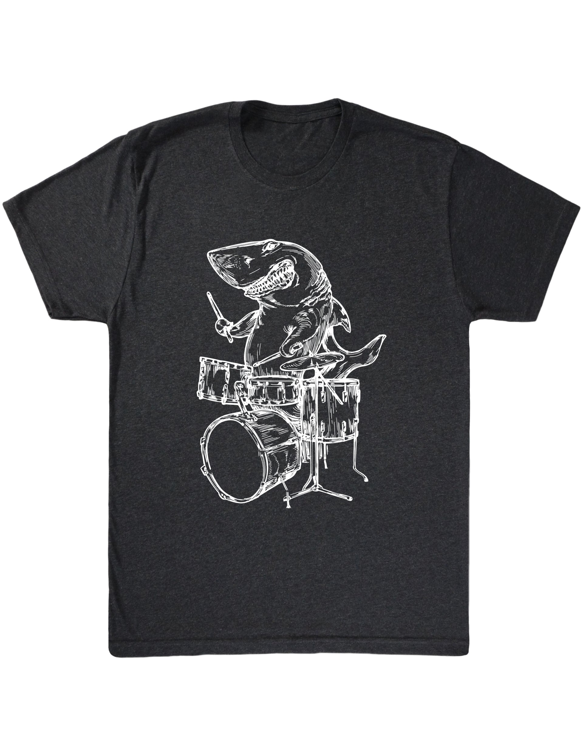 seembo-shark-funny-drummer-playing-drums-musician-gift-men-vintage-black-t-shirt-ipe116