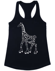 seembo-giraffe-skater-roller-skate-animal-skating-women-black-tank-top