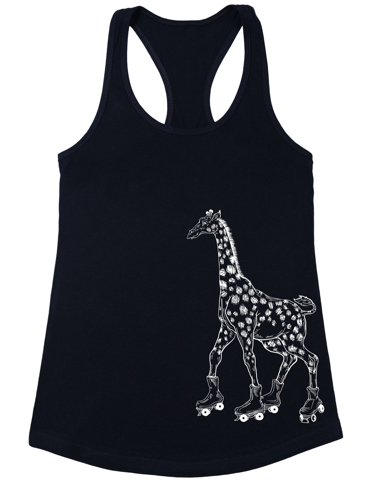seembo-giraffe-skater-roller-skate-animal-skating-women-black-tank-top-side-print