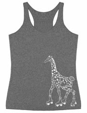 seembo-giraffe-skater-roller-skate-animal-skating-women-vintage-gray-tank-top-side-print