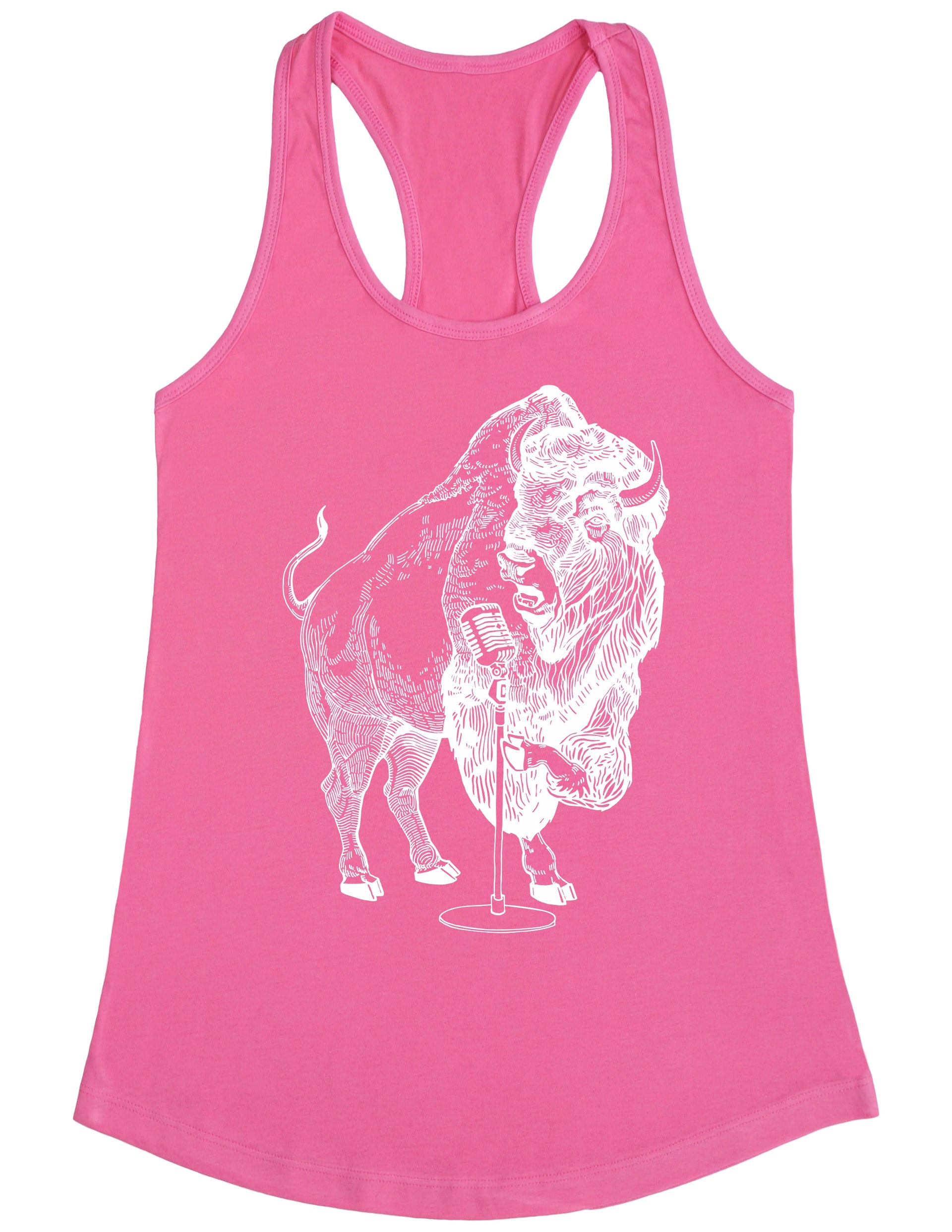 seembo-bison-karaoke-singer-sing-music-vocalist-women-tank-top-pink-color