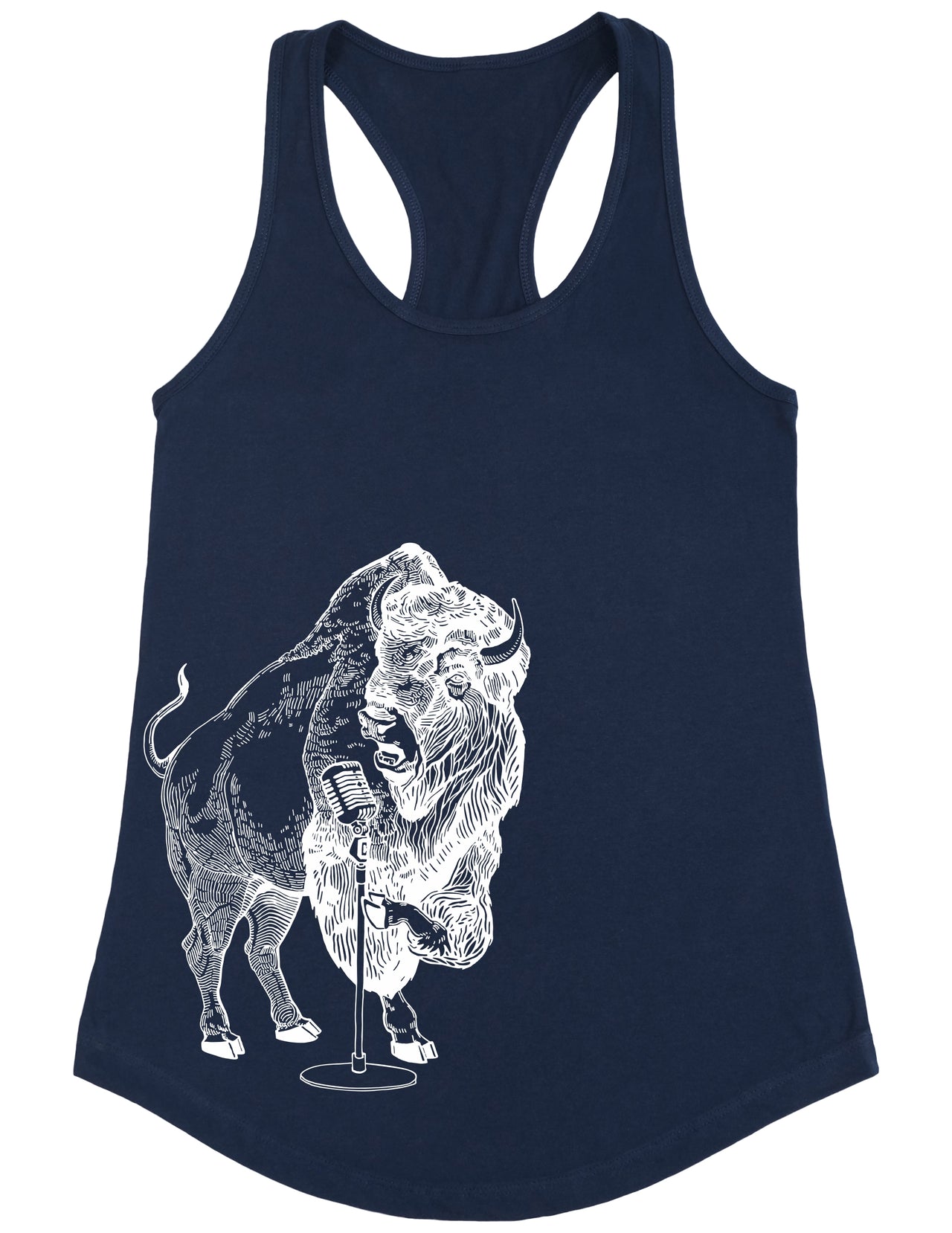 seembo-bison-karaoke-singer-sing-music-vocalist-women-tank-top-navy-color-side-print