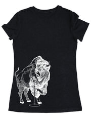 seembo-bison-buffalo-karaoke-singer-sing-vocalist-music-musician-women-t-shirt-vintage-black-color-side-print