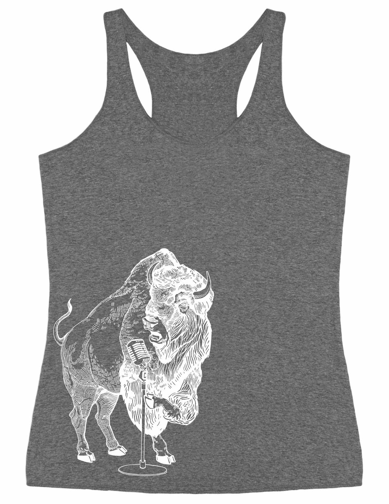 seembo-bison-karaoke-singer-sing-music-vocalist-musician-women-tank-top-vintage-gray-color-side-print