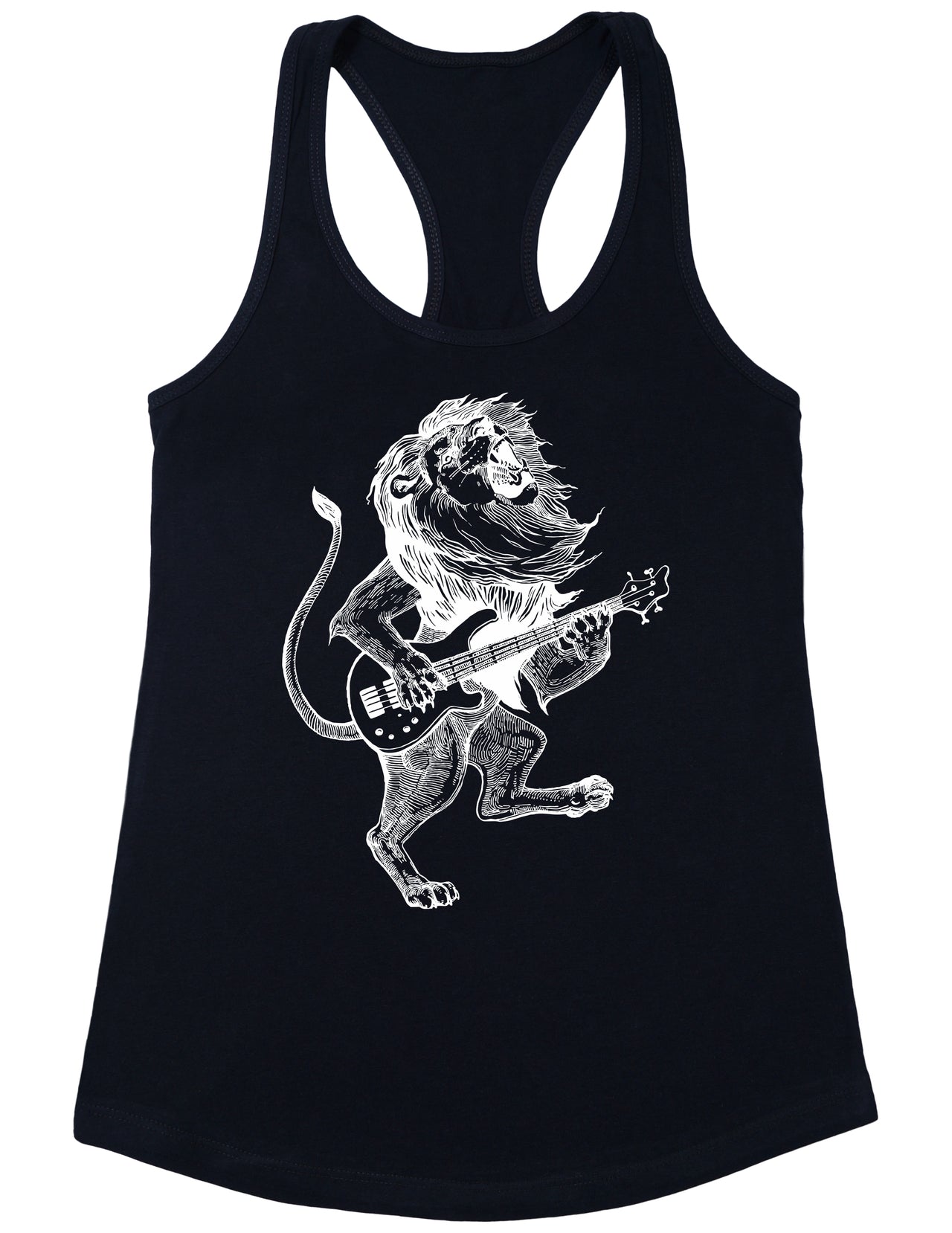 seembo-lion-playing-guitar-guitarist-musician-music-band-women-black-tank-top