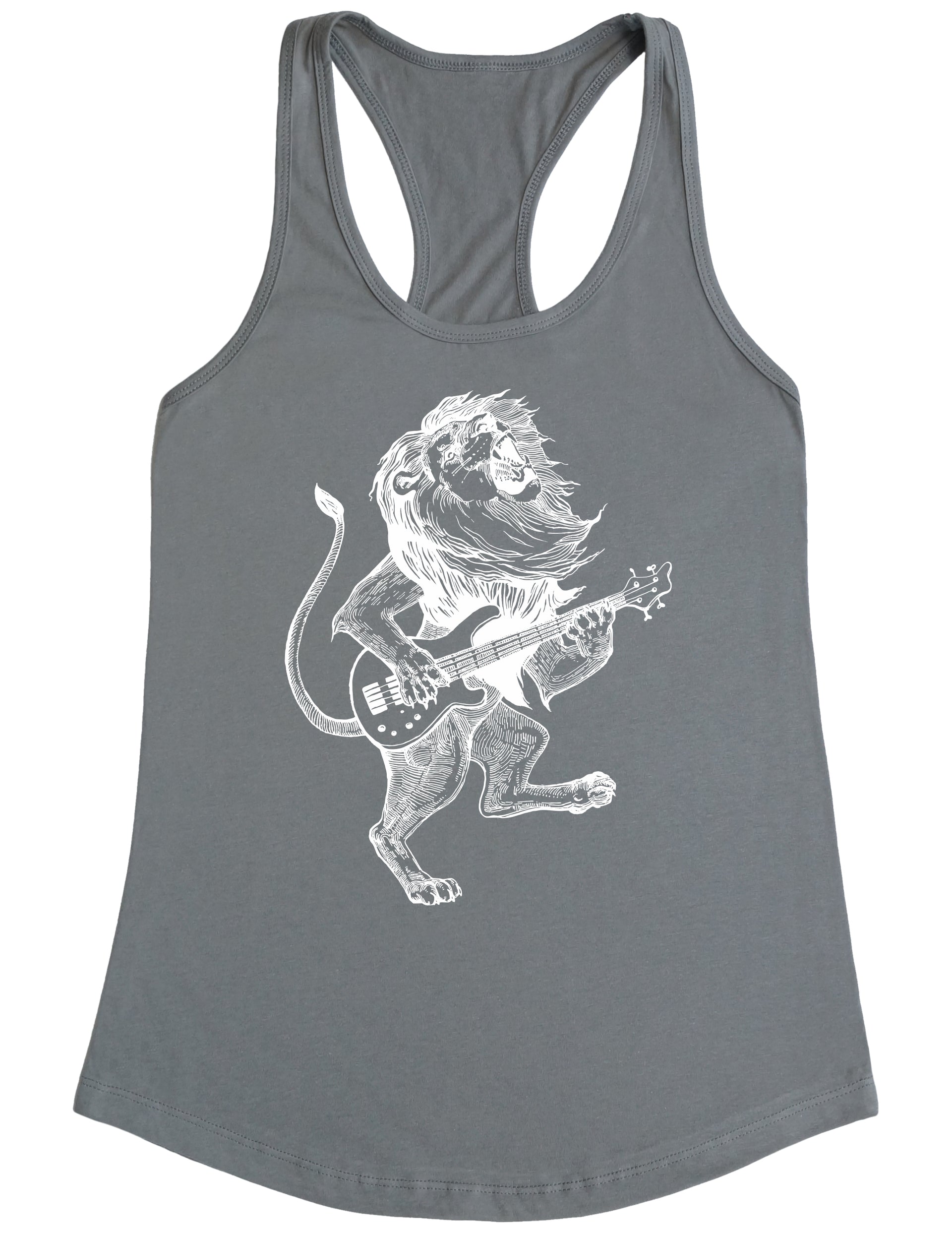 seembo-lion-playing-guitar-guitarist-musician-music-band-women-gray-tank-top