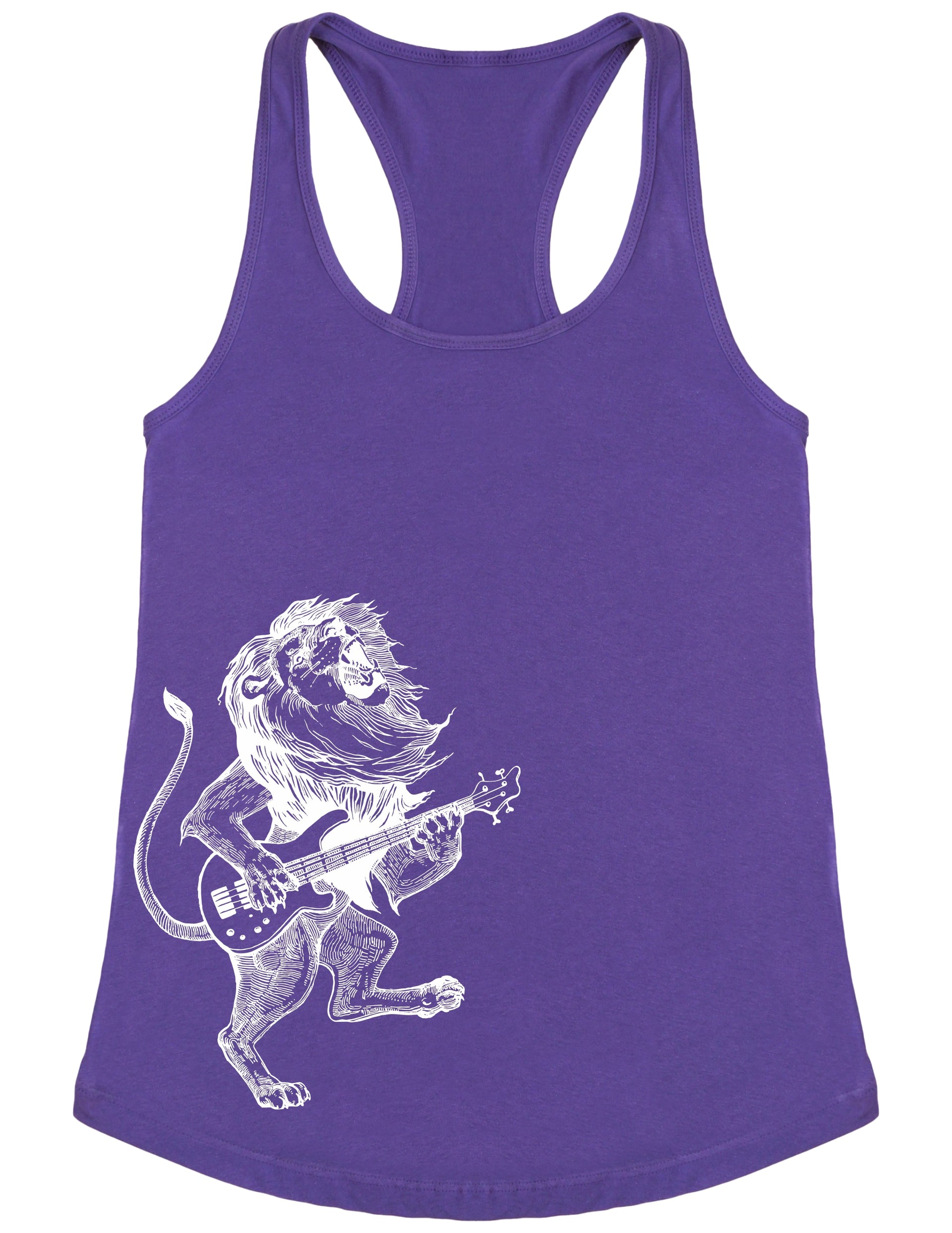 seembo-lion-playing-guitar-guitarist-musician-music-band-women-purple-tank-top-side-print