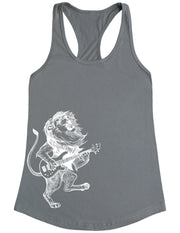 seembo-lion-playing-guitar-guitarist-musician-music-band-women-gray-tank-top-side-print