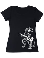 seembo-dinosaur-guitar-player-guitarist-music-band-women-t-shirt-black-color-side-printed