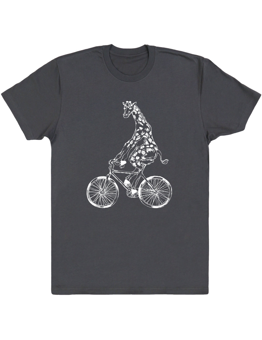 SEEMBO Giraffe Cycling Bicycle Bike Biking Biker Funny Cyclist Men Cotton T-Shirt