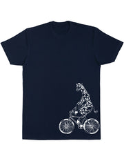 t-shirt-of-giraffe-on-a-bicycle-mens-cotton-navy-side-print
