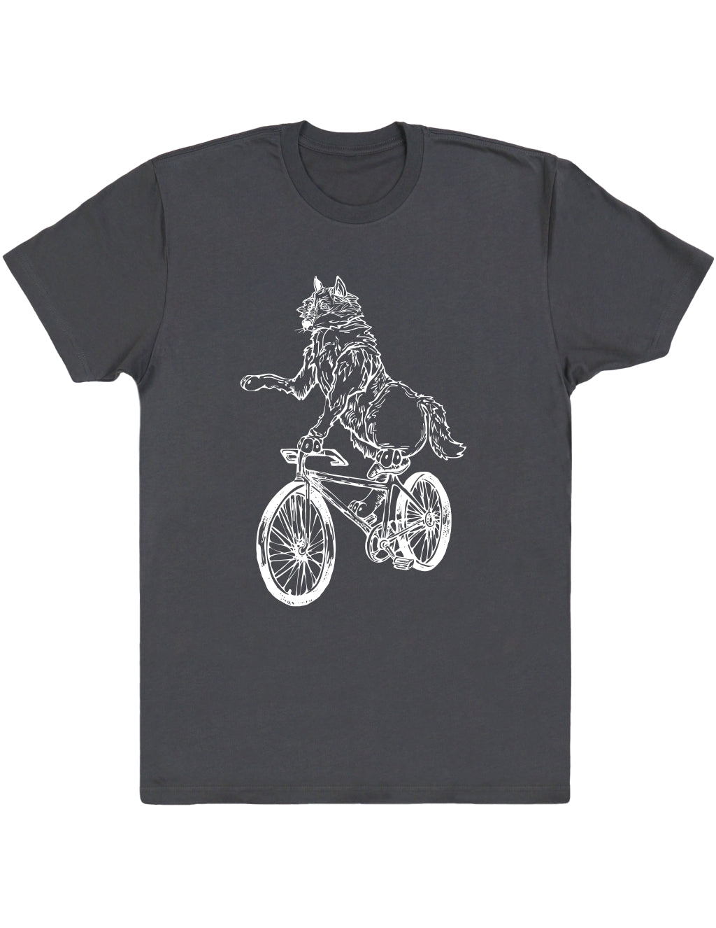 SEEMBO Wolf Cycling Bicycle Men's Cotton T-Shirt